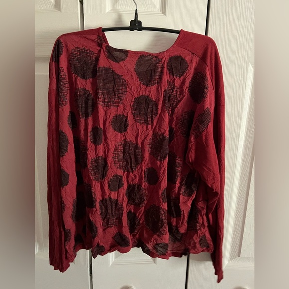 CHALET Contemporary Tunic Red/Black Sz 1 / M - Picture 3 of 3